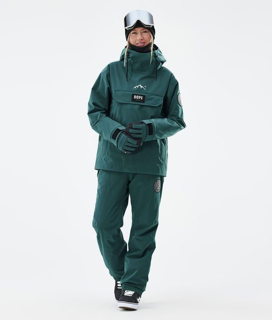 Snowboard Jacket Women Bottle Green