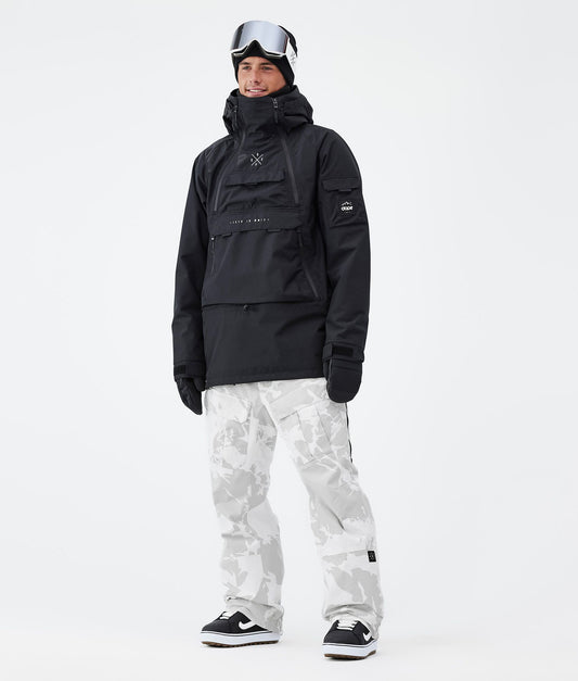 Snowboard Pants Men Grey Camo