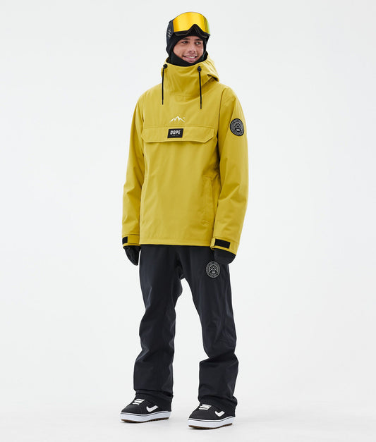 Snowboard Jacket Men Yellow