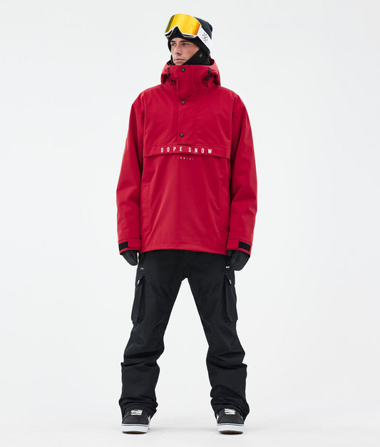 Snowboard Jacket Men Deep Red