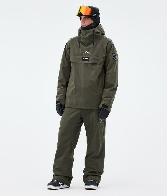 Snowboard Pants Men Olive Green