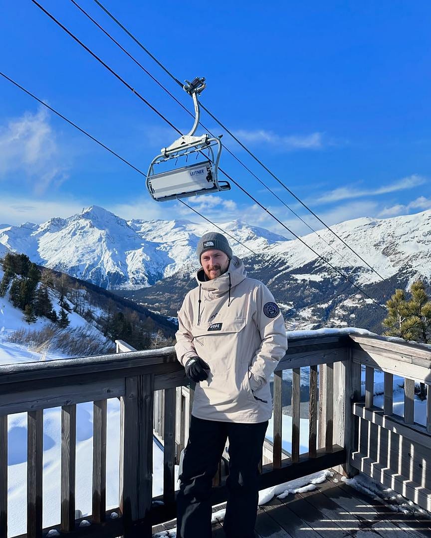 Snowboard Jacket Men Sand