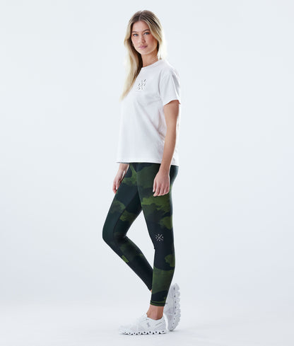 Leggings Women Green Camo