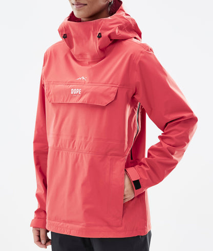 Rain Jacket Women Coral
