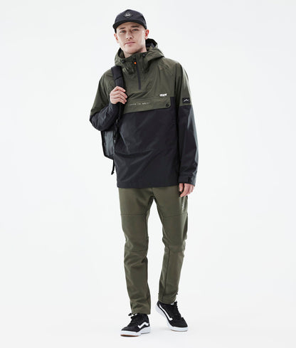 Outdoor Jacket Men Olive Green/Black