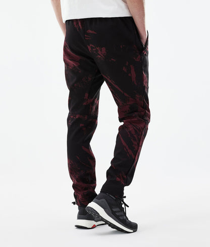 Outdoor Pants Men Paint Burgundy
