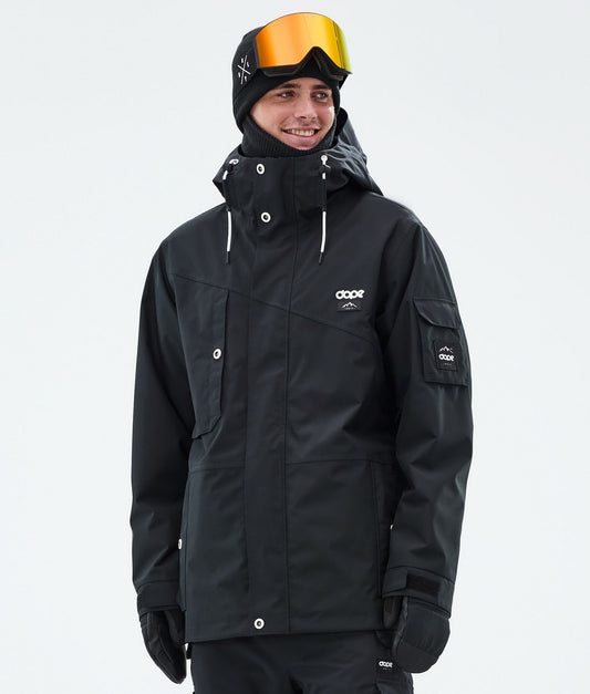 Snowboard Jacket Men Black
