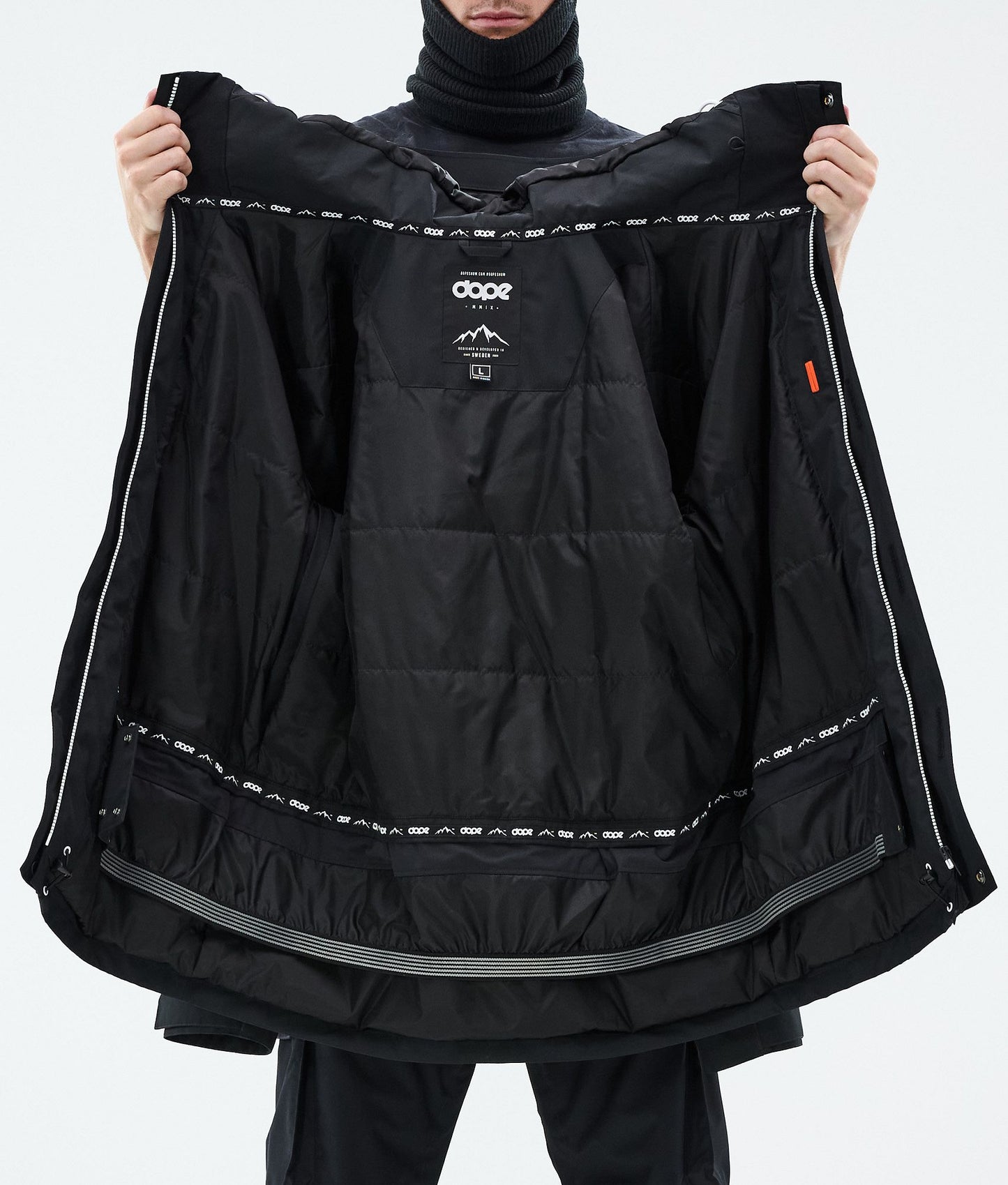 Snowboard Jacket Men Black