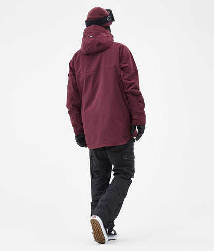 Snowboard Jacket Men Burgundy