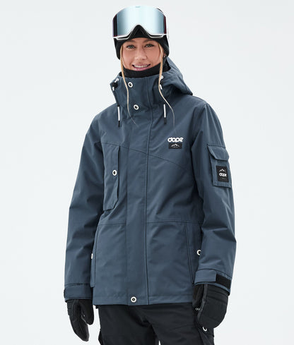 Snowboard Jacket Women Faded Green