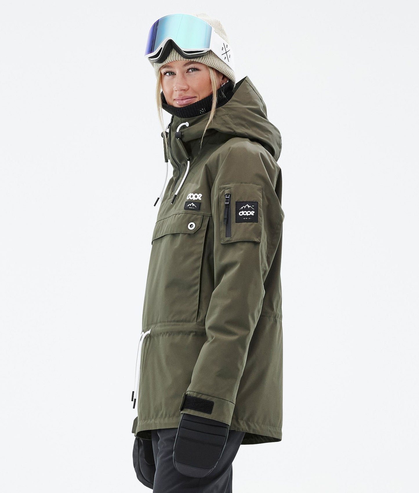 Snowboard Jacket Women Olive Green
