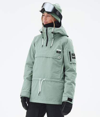 Snowboard Jacket Women Soft Green