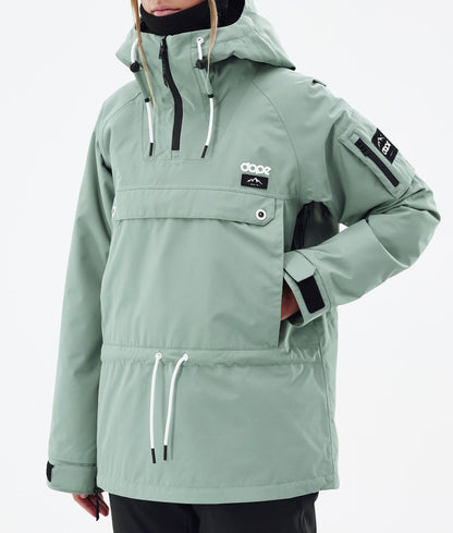 Snowboard Jacket Women Faded Green