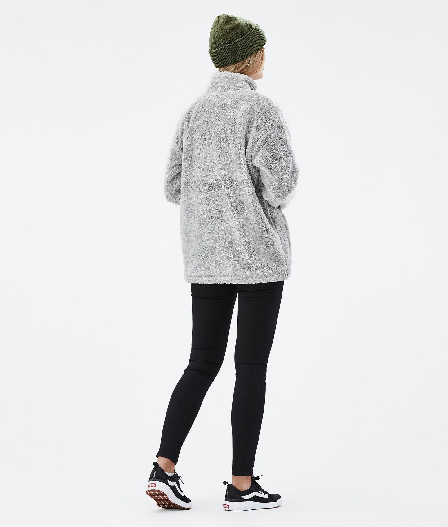Fleece Sweater Women Light Grey