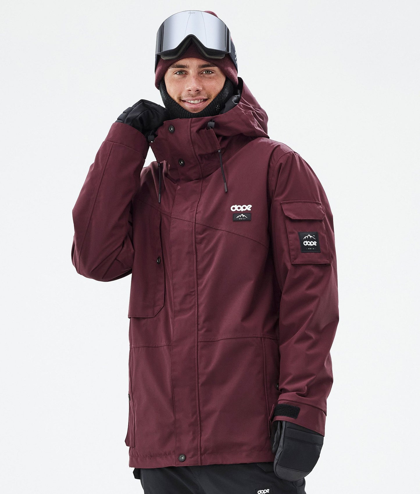 Snowboard Jacket Men Deep Red
