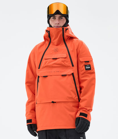 Snowboard Jacket Men Orange