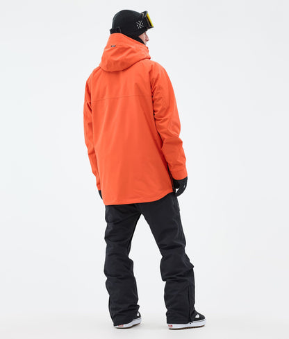 Snowboard Jacket Men Orange