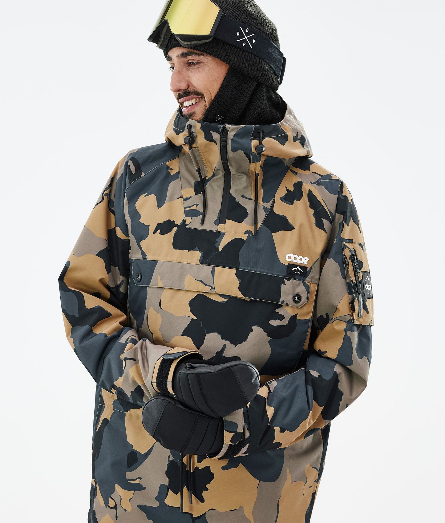 Snowboard Jacket Men Walnut Camo