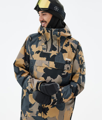 Snowboard Jacket Men Walnut Camo