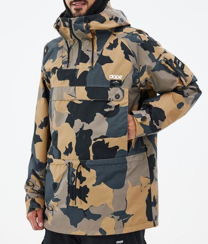 Snowboard Jacket Men Walnut Camo