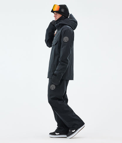Snowboard Jacket Men Black