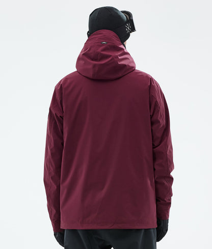 Snowboard Jacket Men Burgundy