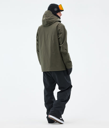Snowboard Jacket Men Olive Green