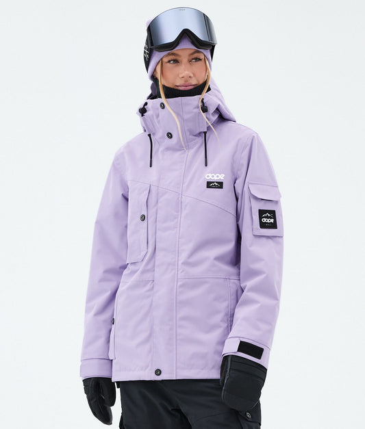 Snowboard Jacket Women Faded Violet