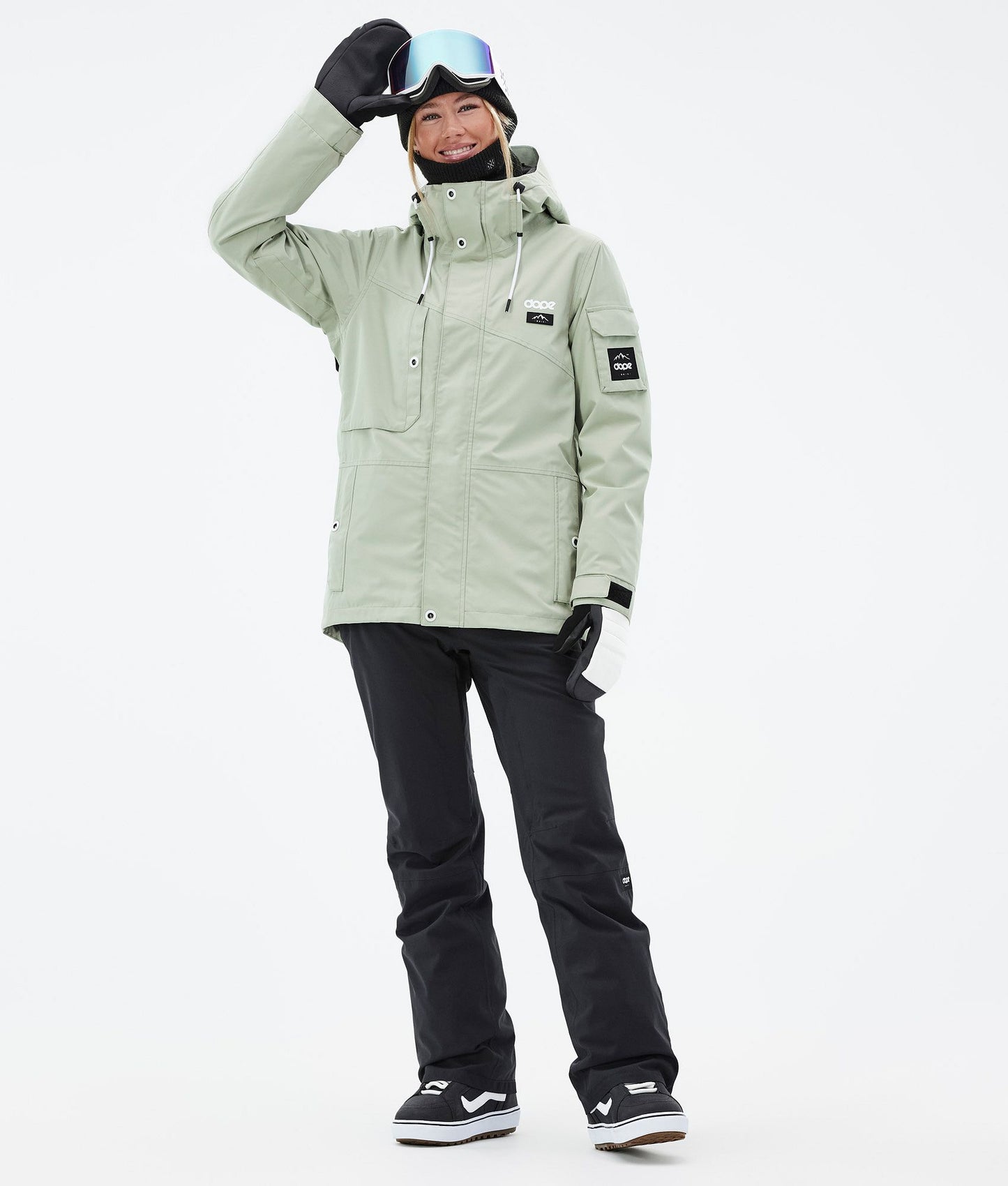 Snowboard Jacket Women Soft Green