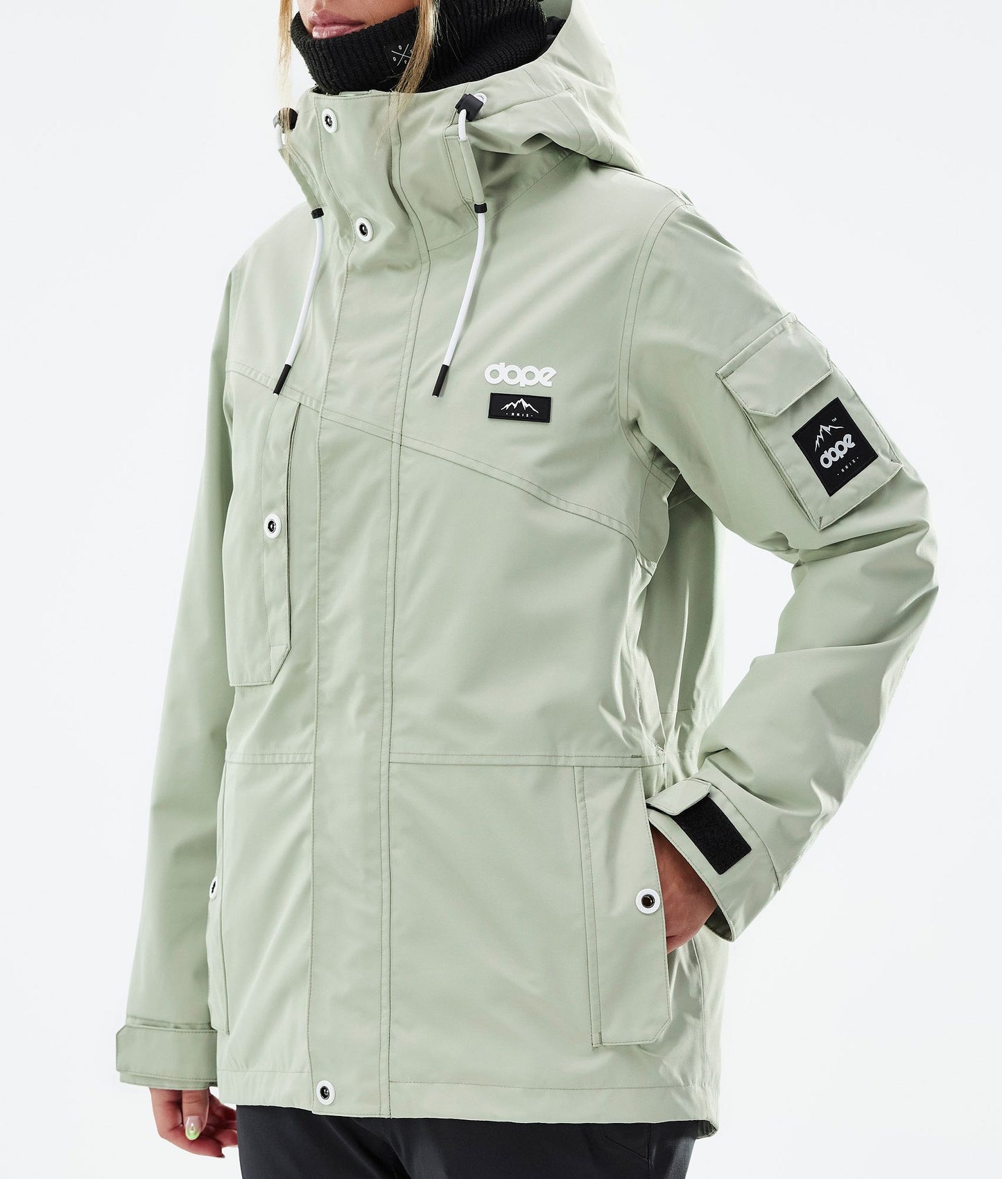 Snowboard Jacket Women Soft Green