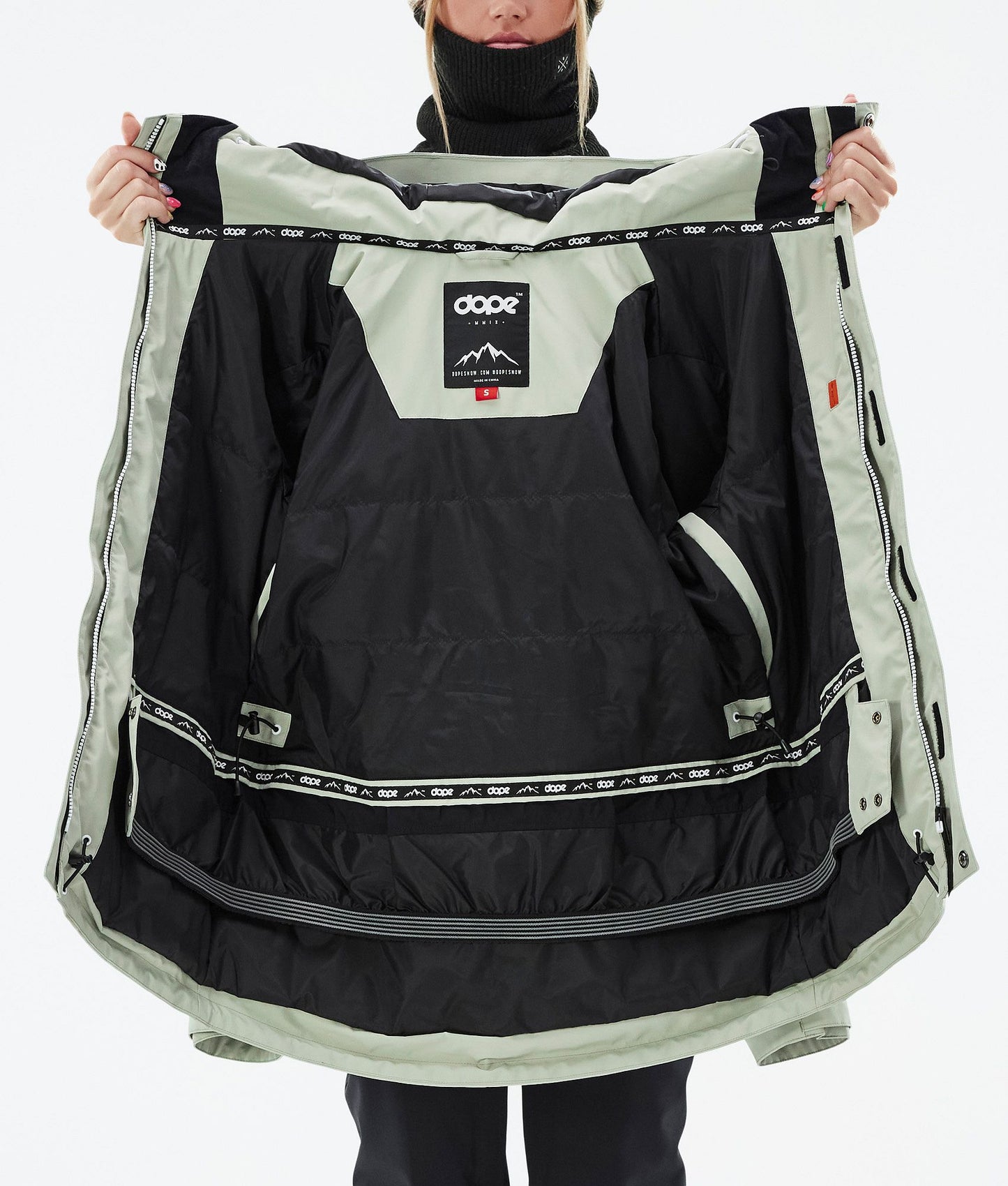 Snowboard Jacket Women Soft Green