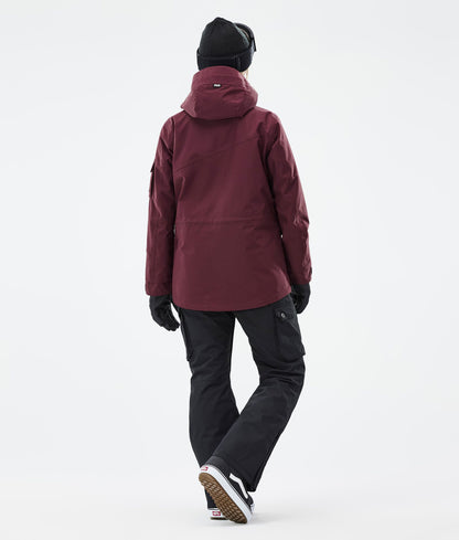 Snowboard Jacket Women Don Burgundy