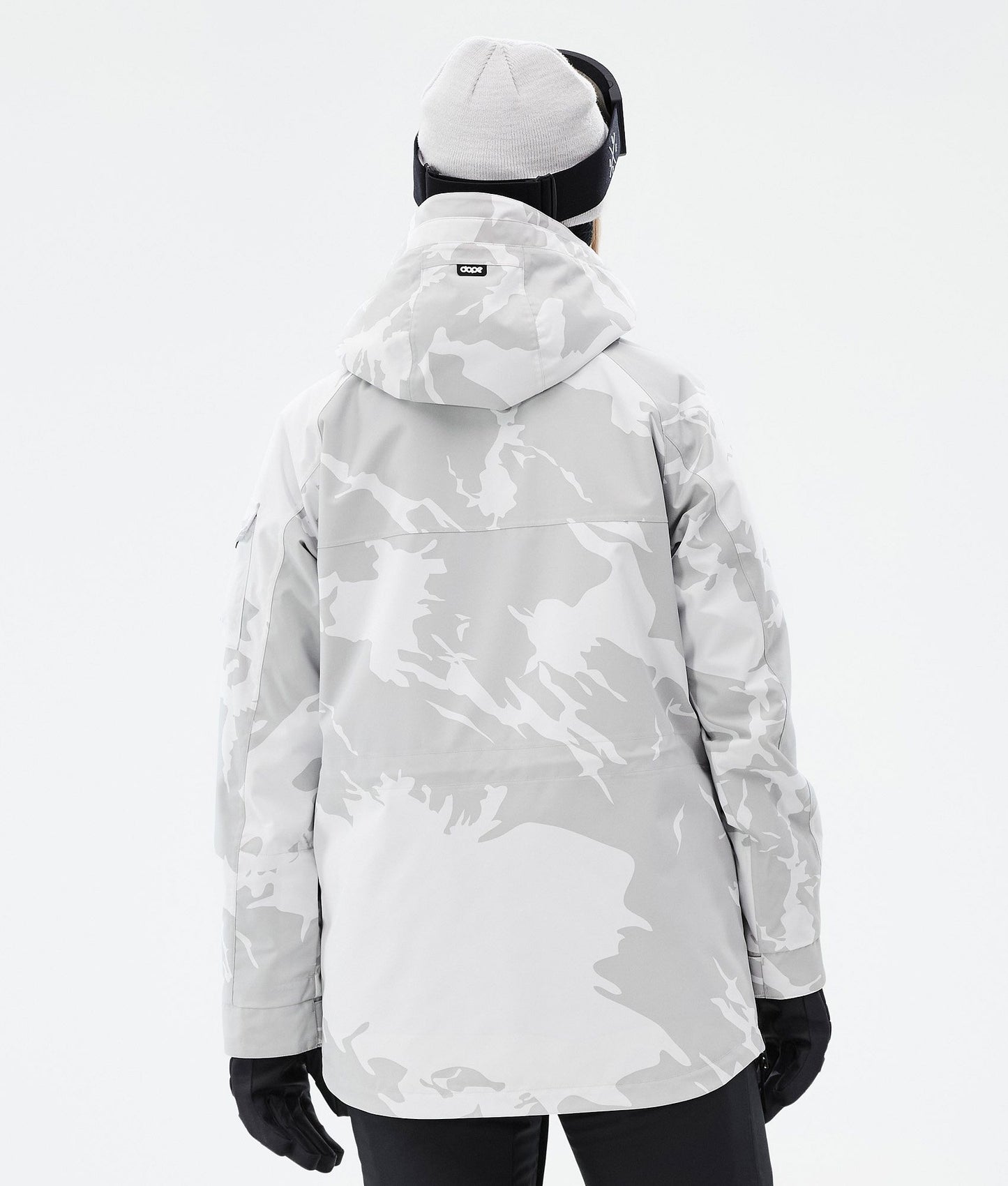 Snowboard Jacket Women Grey Camo