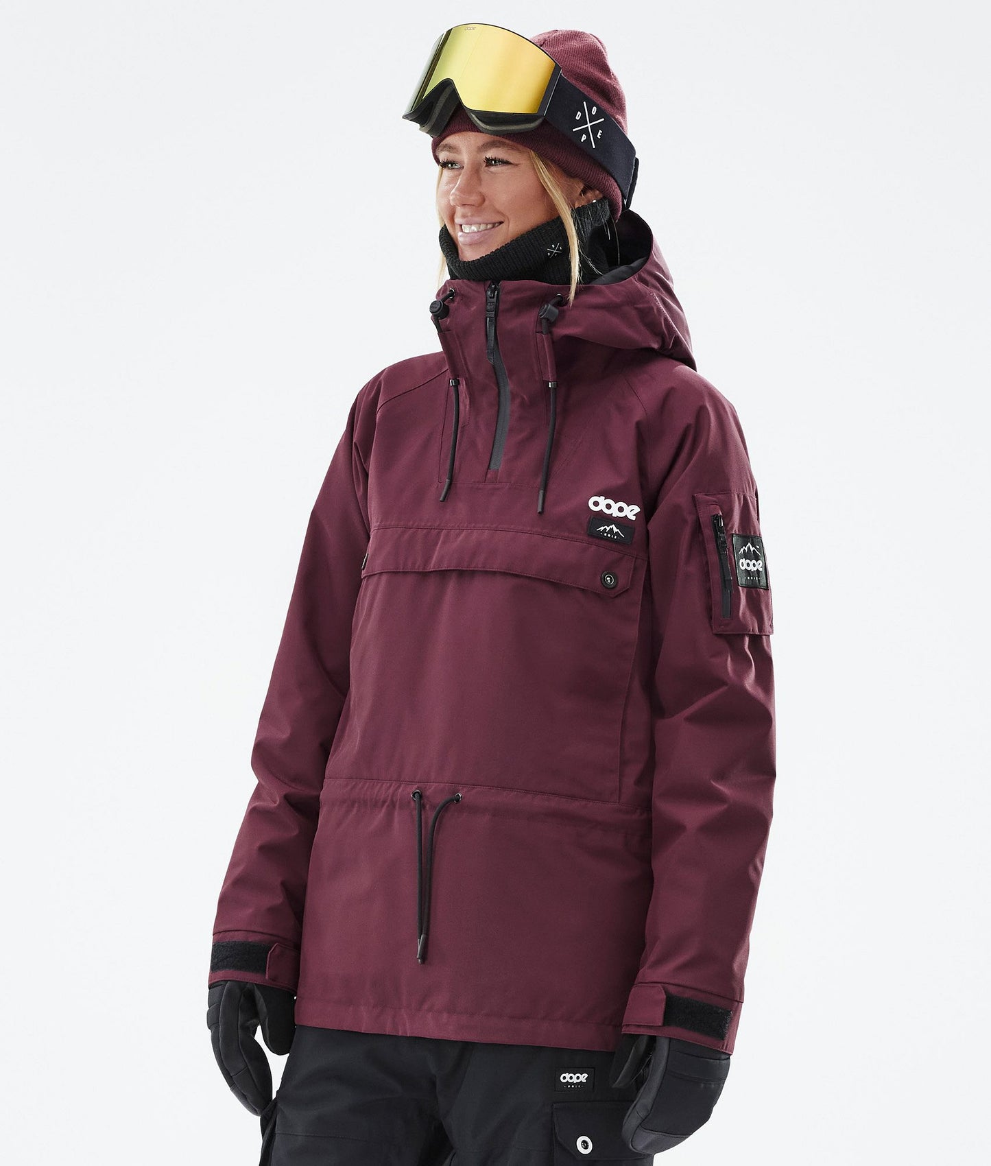Snowboard Jacket Women Dots Phantom