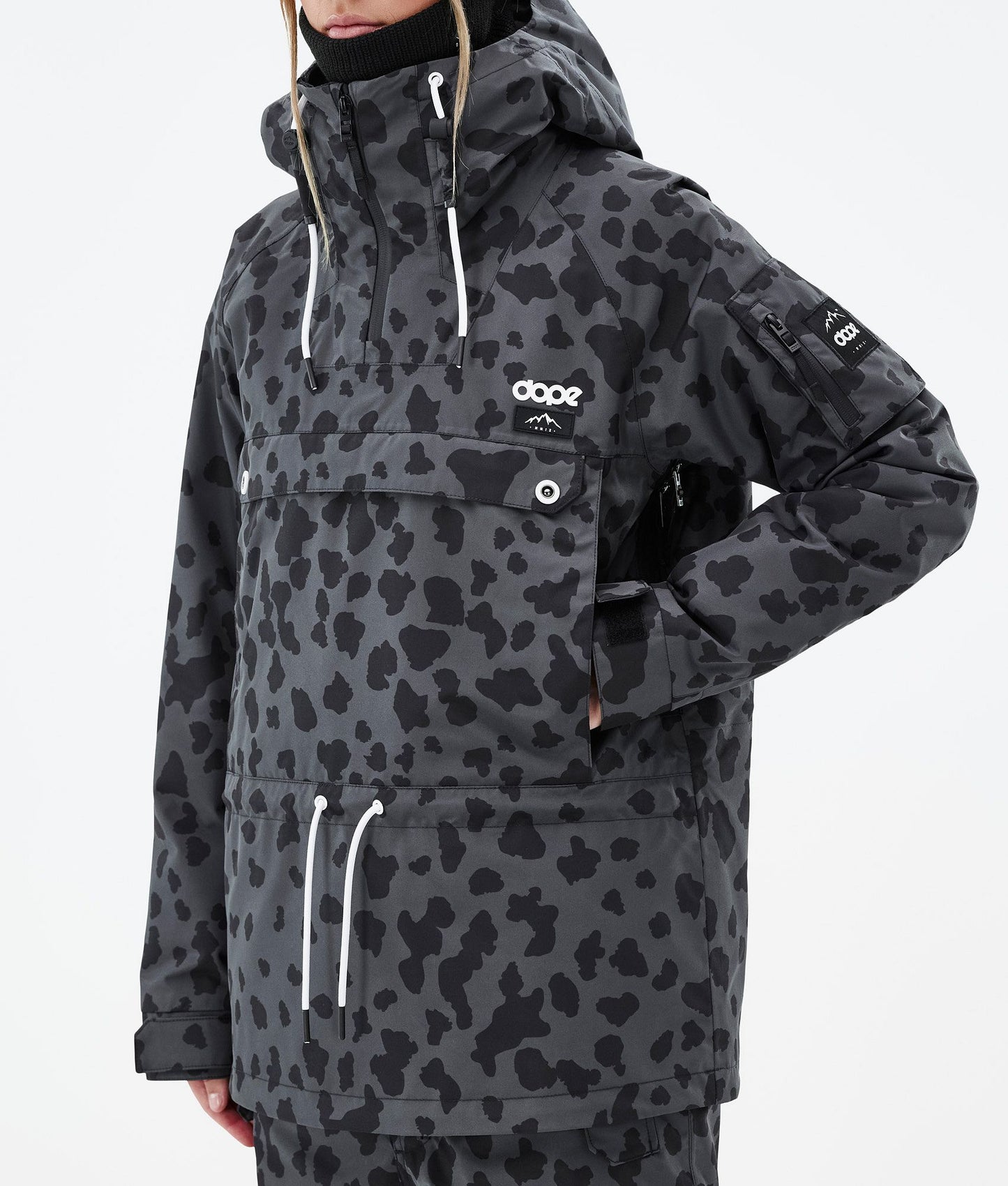 Snowboard Jacket Women Dots Phantom