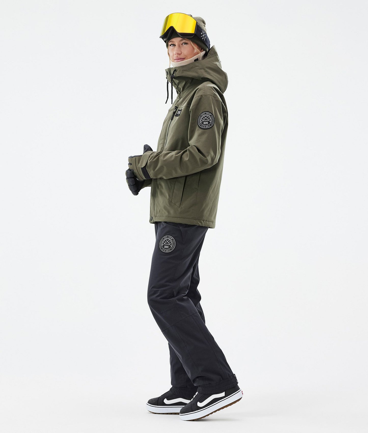 Snowboard Jacket Women Olive Green