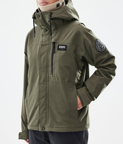 Snowboard Jacket Women Olive Green