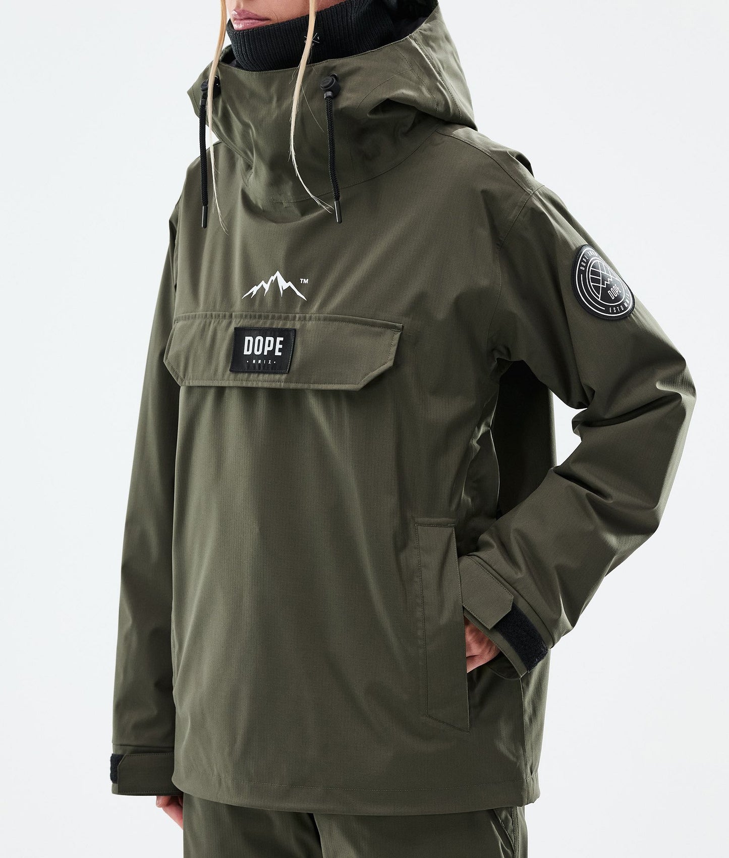Snowboard Jacket Women Olive Green