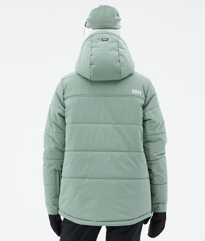 Snowboard Jacket Women Faded Green