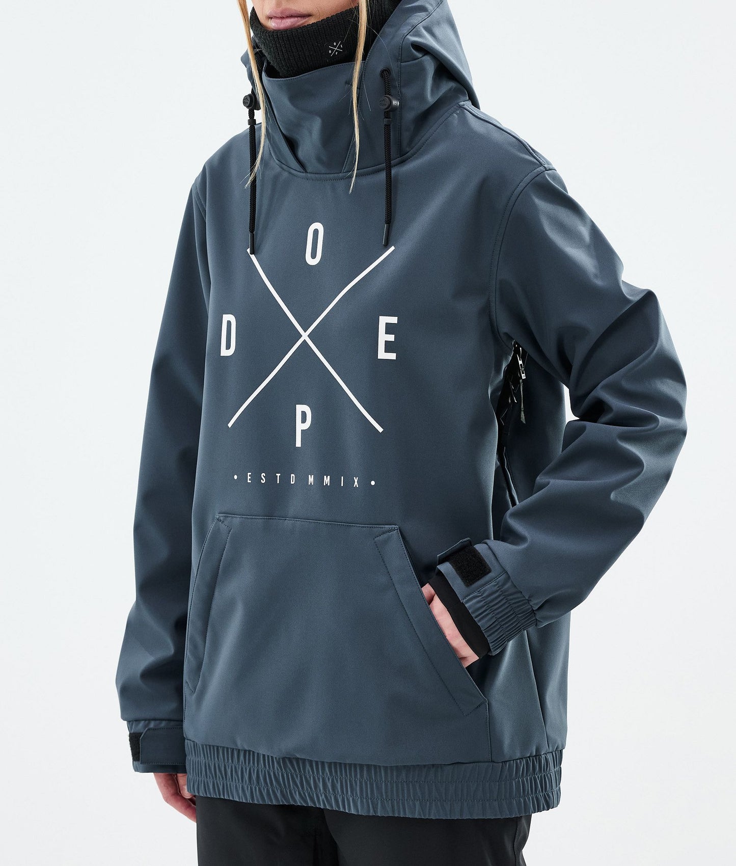 Snowboard Jacket Women 2X-Up Metal Blue