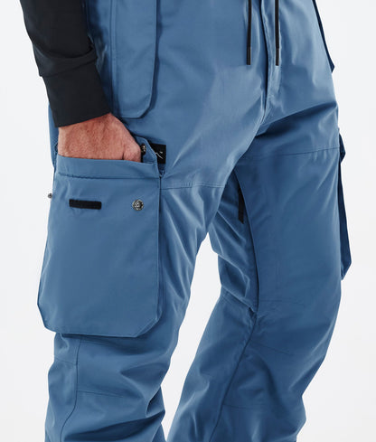 Snowboard Pants Men Blue Steel