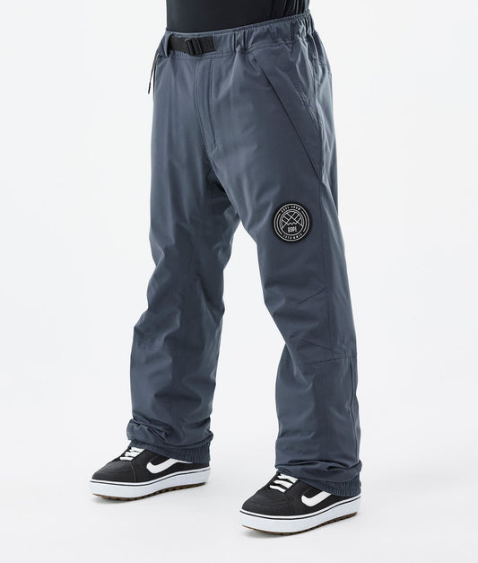 Snowboard Pants Men Metal Blue