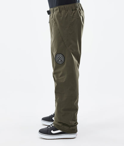 Snowboard Pants Men Olive Green