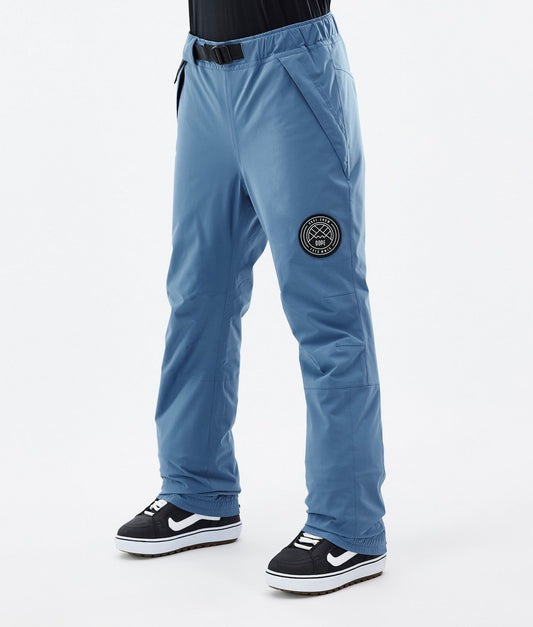 Snowboard Pants Women Blue Steel