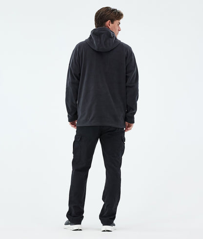 Fleece Hoodie Men Black