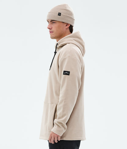 Fleece Hoodie Men Sand