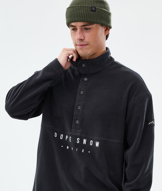 Fleece Sweater Men Black