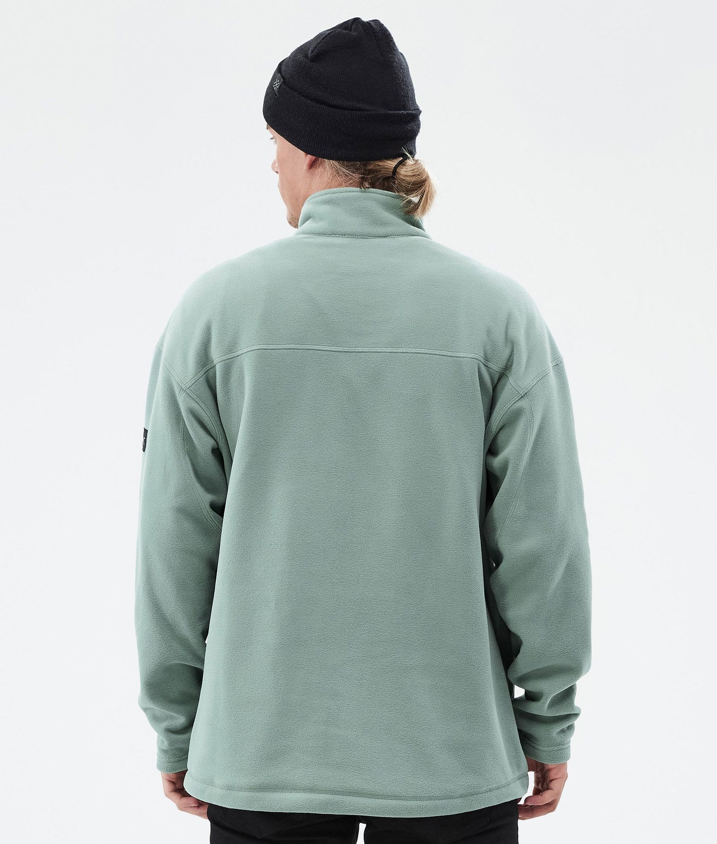 Fleece Sweater Men Faded Green