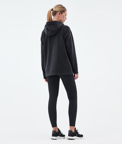 Fleece Hoodie Women Black