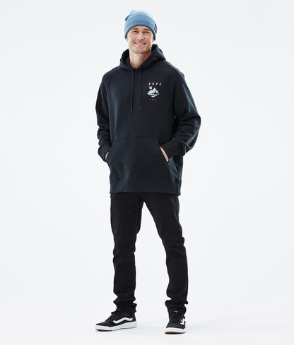 Hoodie Men Pine Black